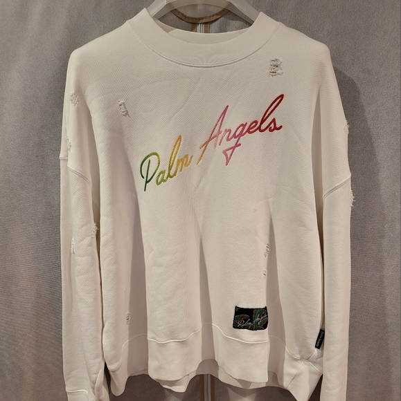 PALM ANGELS Oversized Miama Logo Sweatshirt - UNISEX - Picture 4 of 8